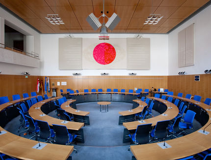 Sitzungssaal des Nürnberger Stadtrates